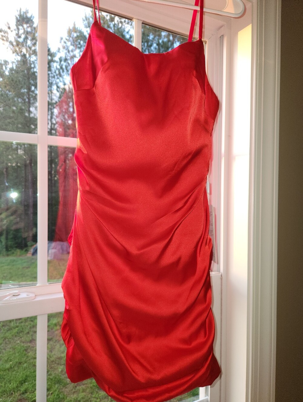 Stacees Red Mini Dress